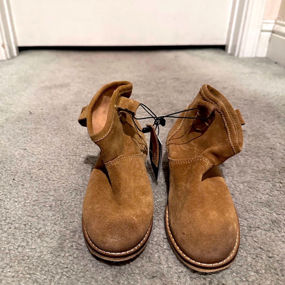 Zara Girls Suede Booties NWTS!